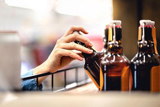 Vente de bières de prestige